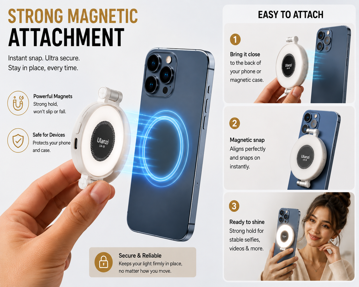 Zenvio Magnetic Selfie Light