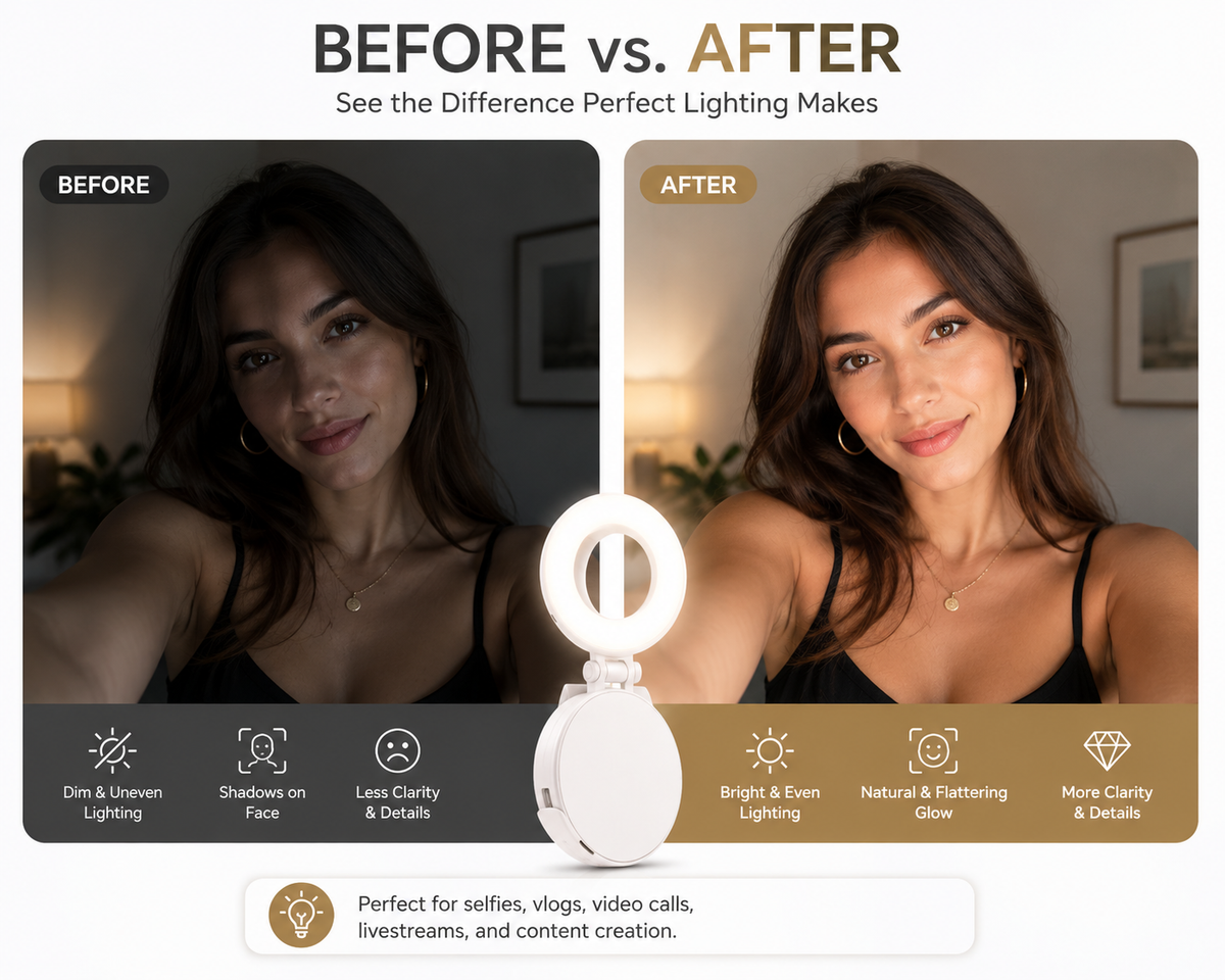 Zenvio Magnetic Selfie Light