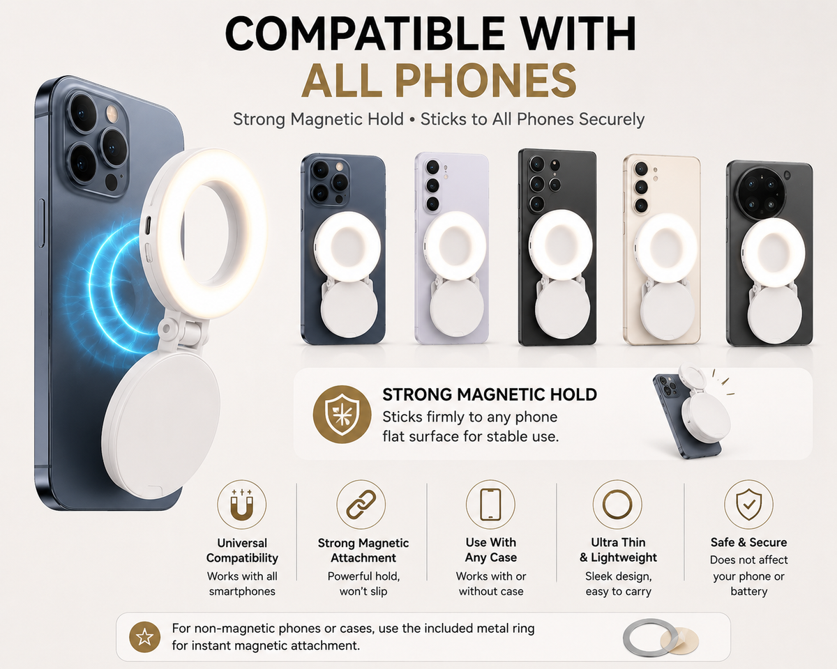 Zenvio Magnetic Selfie Light