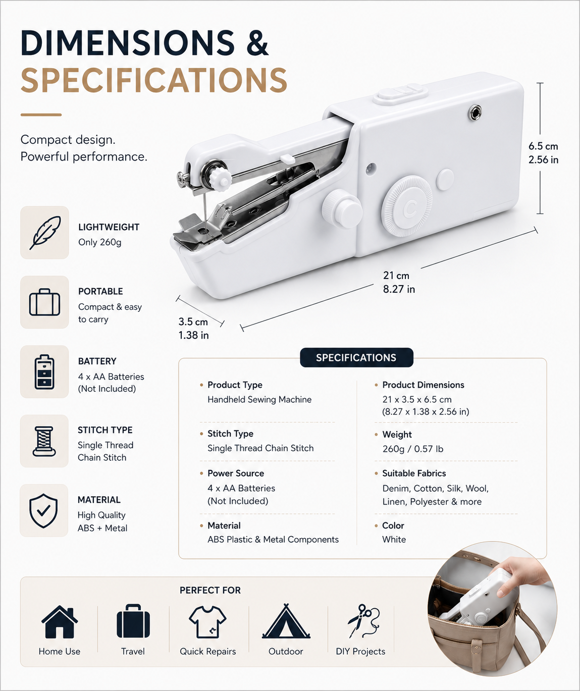Handy mini Stitch Machine