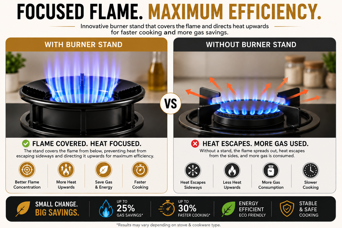 Gas Saver Burner Stand ( Pack of 2)